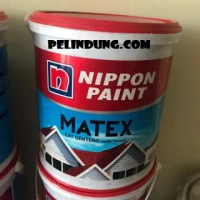 nippon paint cat genteng matex water based 801 red brick bata merah