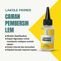 LAKOLE Primer cairan pembersih lem untuk sepatu - Shoe