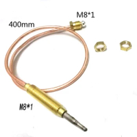 1PCS 3.0mV Gas thermocouple for Boiler open valve time less than 10s L=400MM M8X1 End Nuts