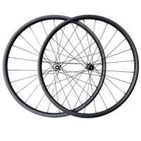 700c Gravel Road 30mm wide inner 24mm Clincher Tubeless 35mm deep carbon wheelset Goldix R180 12x100 12x142mm Wing20 HG XDR 24H