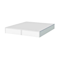 【NEX】床底/床架 標準雙人5*6.2尺 純白色六分木心板(床底座/床架)