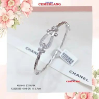 Gelang Bangle Putih Twist 375 8K D 6.93 12220250