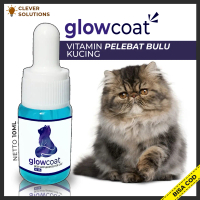 Clever Solutions Glowcat Pelebat, Penumbuh, Obat Bulu Kucing Rontok