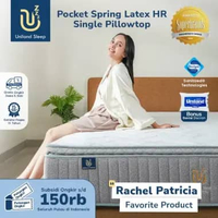 Uniland Sleep Kasur Pocket Spring Latex HR Single Pillowtop 30cm 120 x 200