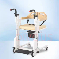 Free Shipping Electric Lift Elderly Commode Chair Bathing Chair Transfer Wheelchair