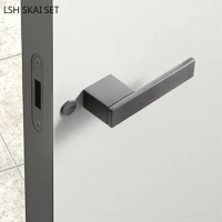 High Quality Keyless Lockset Modern Magnetic Door Lock Indoor Door Handle Single Tongue Lock Bedroom Hardware Accessories