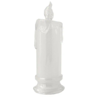 Led Candles Lights Flameless Dropless Battery Powered Night Light For Home Party Halloween Xmas Decor (7 x 18cm)