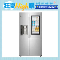 【LG 樂金】761公升WiFi敲敲看門中門變頻對開冰箱(GR-QPL88SV)