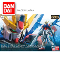 Japaness Bandai Gundam Model RG 1/144 BUILD STRIKE GUNDAM FULL PACKAGE Assemble Model Action Figures