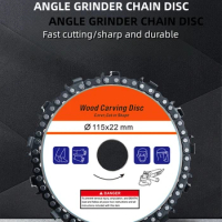 4.5 Inch Woodworking Grinder Chain Saws Disc Wood Carving Angle 115 Type Angle Grinder Slotting Saw Disc Cutting Blade