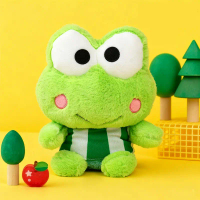 Keroppi Plushie Kawaii Sanrio Japanese Big-Eye Frog Sitting Soft Pillow