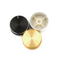 Volume Control Rotary Knobs Black For 6mm Dia. Knurled Shaft Potentiometer