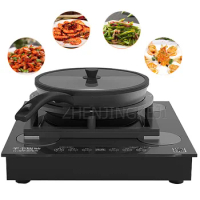 Fully Automatic Home Intelligent Cooking Machine 220V High Power Electric Wok Kitchen Non-stick Pan Wok Cooker Single Stove
