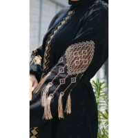 Gamis Abaya Etnik dress remaja rumbai