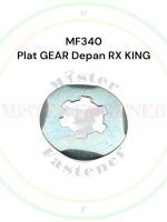 10 PCS PLAT GEAR DEPAN RX KING Kleman Klip Ring Tahanan Kancingan AS Gir Yamaha Dan RXK Rxking