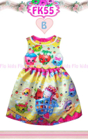 4Y - NUM NOMS BAJU DRESS ANAK CEWEK FLOKIDS FK55B