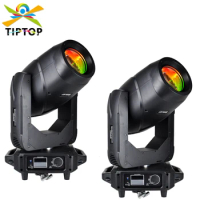 Freeshipping 2PCS 400W Led Moving Head Beam Light 3IN1 4 Facet Prism Bi-direction Rotating Frost Lens Foldable Aluminum Clamp