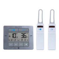 AcuRite 00515M Refrigerator Thermometer with 2 Wireless Temperature Sensors &amp; Customizable Alarms for Fridge &amp; Freezer