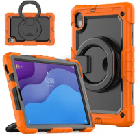 Silicone Case for Lenovo Tab M10 Plus Kids Case 125F Tab K10 10.3 Hard Cover with Handle for Lenovo Tab M10 HD 2nd Gen X306X