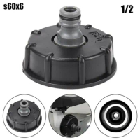 1 Pcs Durable IBC Adapter Connector Water Tank Valve To 1/2 Inch Garden Small Nipple Hose Fitting Replacement Valve Adapter