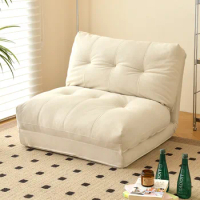 Cloud roll lazy sofa can be used for sleeping, bedroom balcony, small unit, cream style single chair, folding sofa bed