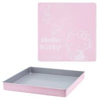 【Chefmade 學廚】宇宙工作室 Hello kitty烤盤烤模(KT7024正方形11吋蛋糕餅乾烤盤)