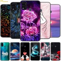 Soft Print Covers For Itel A48 Case Silicone Phone Flowers Cover For Itel A48 Back Cases ItelA48 A 48 Fundas Black TPU Cute Dog