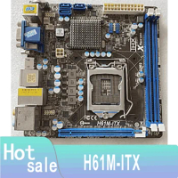 H61M-ITX Desktop Computer Motherboard LGA 1155 DDR3 H61 LGA1155 Desktop Mainboard SATA II Used