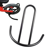 1pc Foldable Parking Rack Kid's Balance Bike Stand Bicycle Floor Parking Rack Fixing Supprting Holder Bicycle Maintenance Tools