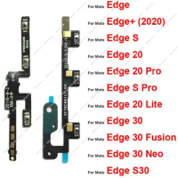 Power Volume Flex Cable For Motorola MOTO Edge S 20 Pro 20 Lite S30 30 Neo Fusion Edge Plus 2020 On OFF Power Volume Flex Ribbon