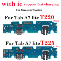 New For Samsung Galaxy Tab A7 lite T220 wifi T225 LTE USB Charging Port Doct Connector Charger Board Socket Jack Flex Cable