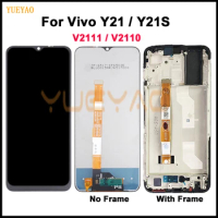 LCD Display Black For Vivo Y21 V2111 / Vivo Y21S V2110 LCD Display Touch Screen Digiziter Assembly Replacement