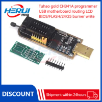 Tuhao gold CH341A programmer USB motherboard routing LCD BIOS/FLASH/24/25 burner write