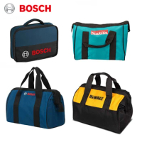 Bosch Makita Dewalt Tools Bag Canvas Wear-Resistant Installation Portable Electrician Special Maintenance Tool Storage Toolkit