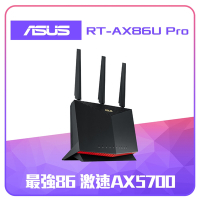 ASUS 華碩 RT-AX86U PRO 雙頻 WiFi 6(802.11ax)電競路由器 分享器