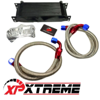 CVT GEARBOX COOLER FULL KIT SET HONDA CIVIC FC FK 1.5 TURBO WITH ADAPTOR 16 ROW OIL COOLER AN10