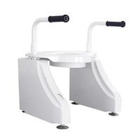 Barrier-Free Armrest Elderly Large Commode Chair Electric Lifting Toilet Folding Commode Chair