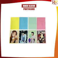 [COD] RR C1272 Inner Sleeve Photocard Warna Macaron Idol Kpop Transparan / Kolbuk Plastik PC Pelindu