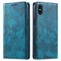 For Apple iPhone XS MAX Case Luxury Leather Wallet Flip Magnetic Case For iPhone XSMAX Phone Case
