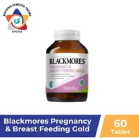 Blackmores Pregnancy & Breastfeeding Gold 60 Kapsul DHA Kalsium Besi 120 Capsul