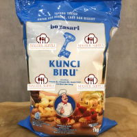 TEPUNG TERIGU KUNCI BIRU 1 KG / TERIGU BOGASARI / HALAL