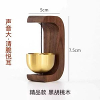 家用多巴胺門鈴木質風鈴啜門式入戶進門提醒掛件門鈴鐺門撞鈴掛飾