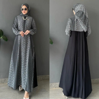 Levina Dres / gamis Import / Dres Panjang wanita dewasa / Gamis Formal Elegant / Busui bumil /  Gaun