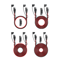 Battery Charging Cable SAE To SAE 12V-36V Car Extension Cable Dustproof Solar Vehicle Battery Power 