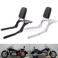 Motorcycle Backrest Sissy Bar Luggage Rack For Honda Shadow Aero 750 VT750 VT750C 2004-2022 2021 2020 2019 2018 2017 2016 2015