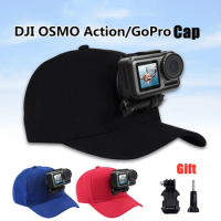1PC Adjustable Baseball Cap for Gopro Hero 6 5 4 3 SJCAM SJ7000 SJ6000 M20 Eken H9 H9R H8 Pro Yi 4K SOOCOO Sport Action Camera