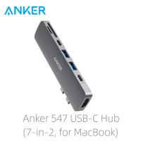 Anker USB C Hub for MacBook, 7-in-2 USB C to C Adapter, Compatible with Thunderbolt 3 Port, 100W Power Delivery, 4K HDMI, USB C