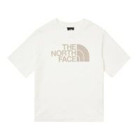 【The North Face 官方旗艦】北面UE女款白色純棉短袖T恤｜8CMHBIV