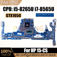 For HP 15-CS Notebook Mainboard Laptop DA0G7EMBAE0 i5-8265U i7-8565U GTX1050 L34170-601 Motherboard Full Tested