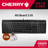【Cherry】Cherry MX Board 3.0S 黑正刻 茶軸(#Cherry #MX #Board #3.0S #正刻 #黑 #茶軸)